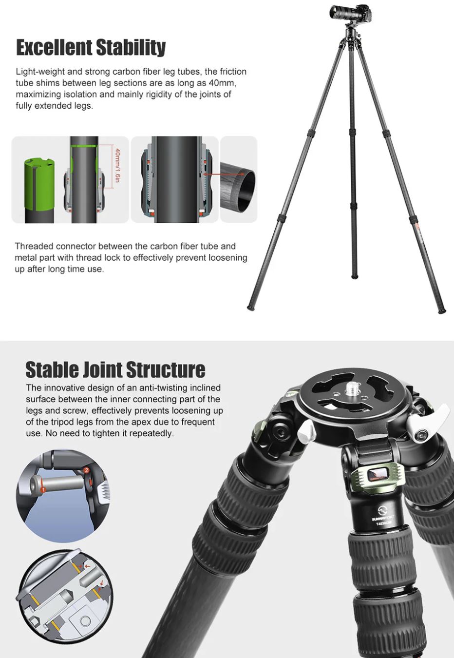 Stability features for tracking